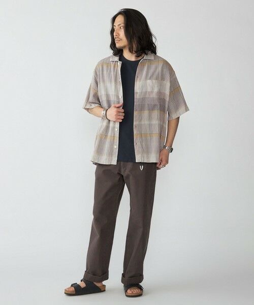 SHIPS / シップス シャツ・ブラウス | SHIPS: ボイル ビッグ チェック レギュラーカラー ウィークエンド ショートスリーブ シャツ | 詳細1