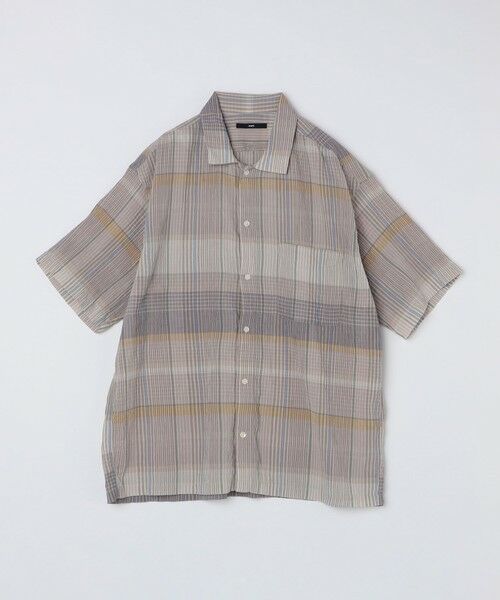 SHIPS / シップス シャツ・ブラウス | SHIPS: ボイル ビッグ チェック レギュラーカラー ウィークエンド ショートスリーブ シャツ | 詳細3