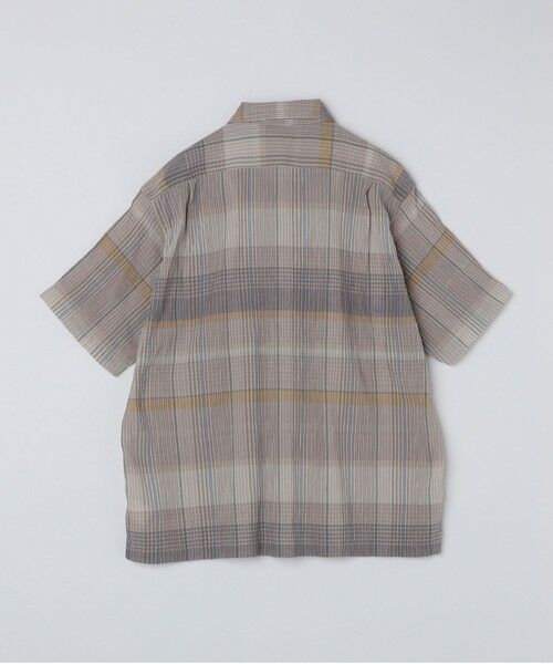 SHIPS / シップス シャツ・ブラウス | SHIPS: ボイル ビッグ チェック レギュラーカラー ウィークエンド ショートスリーブ シャツ | 詳細4