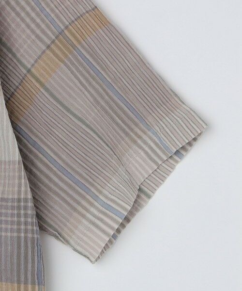 SHIPS / シップス シャツ・ブラウス | SHIPS: ボイル ビッグ チェック レギュラーカラー ウィークエンド ショートスリーブ シャツ | 詳細7