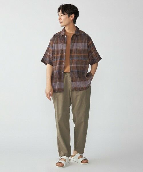 SHIPS / シップス シャツ・ブラウス | SHIPS: ボイル ビッグ チェック レギュラーカラー ウィークエンド ショートスリーブ シャツ | 詳細10