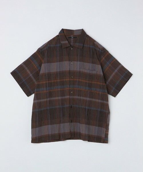 SHIPS / シップス シャツ・ブラウス | SHIPS: ボイル ビッグ チェック レギュラーカラー ウィークエンド ショートスリーブ シャツ | 詳細12