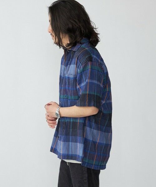 SHIPS / シップス シャツ・ブラウス | SHIPS: ボイル ビッグ チェック レギュラーカラー ウィークエンド ショートスリーブ シャツ | 詳細19