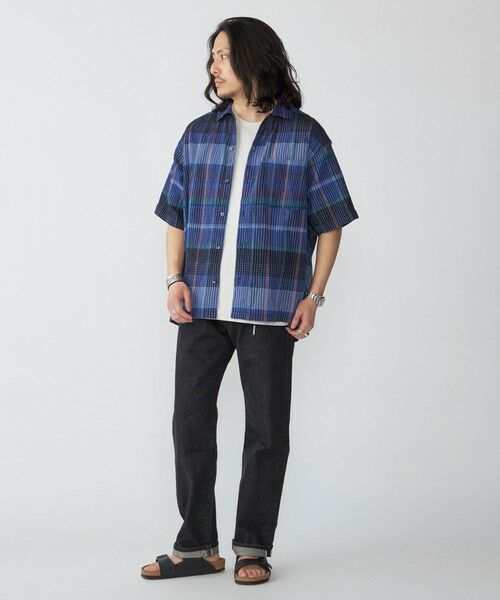 SHIPS / シップス シャツ・ブラウス | SHIPS: ボイル ビッグ チェック レギュラーカラー ウィークエンド ショートスリーブ シャツ | 詳細14