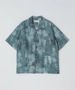 SHIPS / シップス シャツ・ブラウス | City Ambient Products: オープンカラー ウォール プリント シャツ
