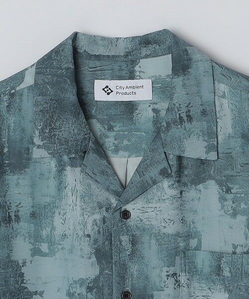 SHIPS / シップス シャツ・ブラウス | City Ambient Products: オープンカラー ウォール プリント シャツ | 詳細3