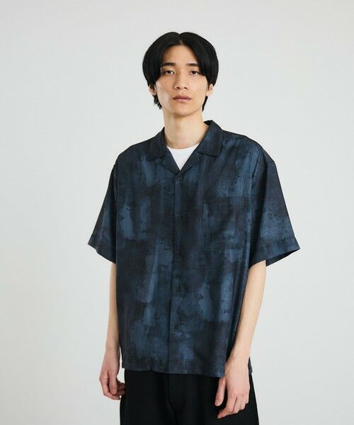 SHIPS / シップス シャツ・ブラウス | City Ambient Products: オープンカラー ウォール プリント シャツ | 詳細9