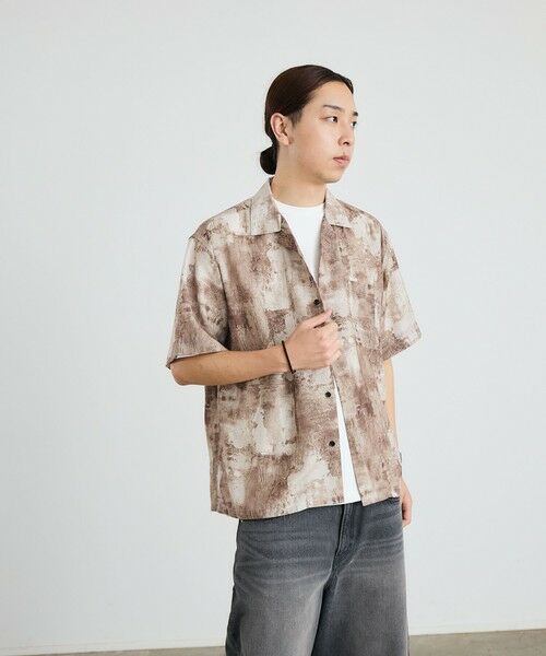 SHIPS / シップス シャツ・ブラウス | City Ambient Products: オープンカラー ウォール プリント シャツ | 詳細22