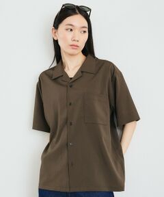 SHIPS / シップス シャツ・ブラウス | City Ambient Products: オープンカラー 楊柳 ソリッド ショートスリーブ シャツ