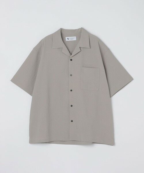 SHIPS / シップス シャツ・ブラウス | City Ambient Products: オープンカラー 楊柳 ソリッド ショートスリーブ シャツ | 詳細1