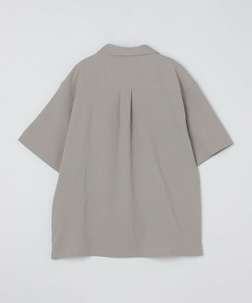 SHIPS / シップス シャツ・ブラウス | City Ambient Products: オープンカラー 楊柳 ソリッド ショートスリーブ シャツ | 詳細2