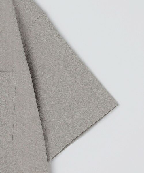 SHIPS / シップス シャツ・ブラウス | City Ambient Products: オープンカラー 楊柳 ソリッド ショートスリーブ シャツ | 詳細4