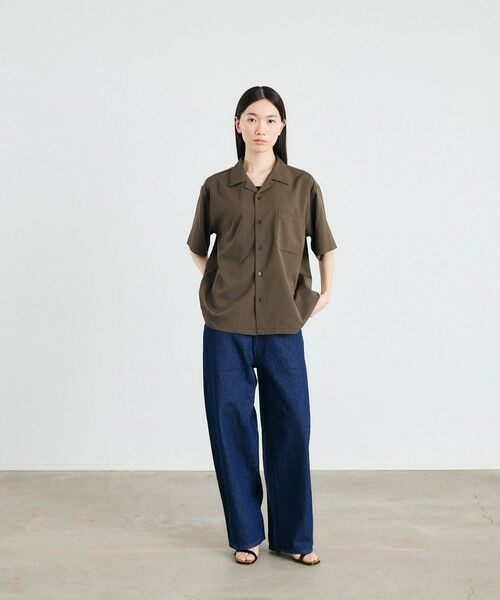 SHIPS / シップス シャツ・ブラウス | City Ambient Products: オープンカラー 楊柳 ソリッド ショートスリーブ シャツ | 詳細20