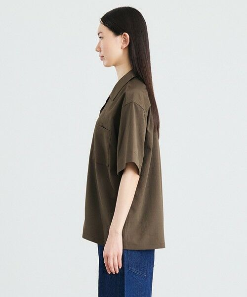 SHIPS / シップス シャツ・ブラウス | City Ambient Products: オープンカラー 楊柳 ソリッド ショートスリーブ シャツ | 詳細22