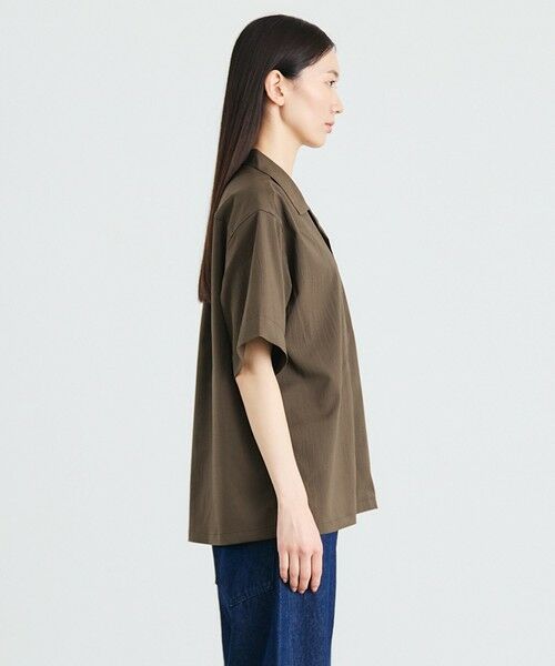 SHIPS / シップス シャツ・ブラウス | City Ambient Products: オープンカラー 楊柳 ソリッド ショートスリーブ シャツ | 詳細24