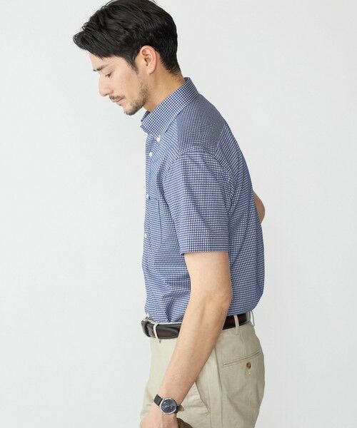 SHIPS / シップス シャツ・ブラウス | SHIPS: ショートスリーブ ジャージー ギンガムチェック シャツ | 詳細2