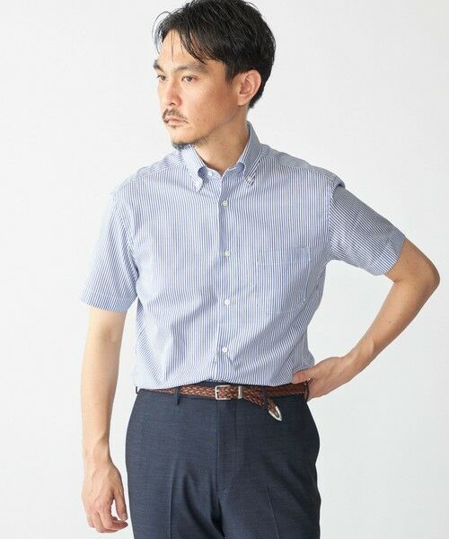 SHIPS / シップス シャツ・ブラウス | SHIPS: ショート スリーブ パナマ ロンドンストライプ シャツ | 詳細12