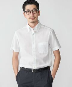 SHIPS / シップス シャツ・ブラウス | SHIPS: カラミ織り ボタンダウン 無地 半袖 シャツ