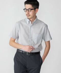 SHIPS / シップス シャツ・ブラウス | SHIPS: カラミ織り ボタンダウン 無地 半袖 シャツ