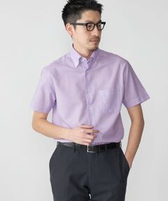 SHIPS / シップス シャツ・ブラウス | SHIPS: カラミ織り ボタンダウン 無地 半袖 シャツ