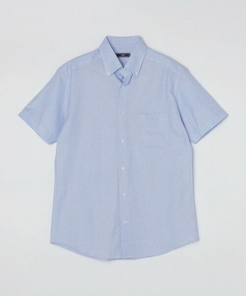 SHIPS / シップス シャツ・ブラウス | SHIPS: カラミ織り ボタンダウン 無地 半袖 シャツ | 詳細11