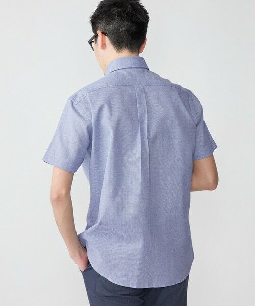 SHIPS / シップス シャツ・ブラウス | SHIPS: カラミ織り ボタンダウン 無地 半袖 シャツ | 詳細16