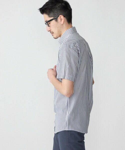 SHIPS / シップス シャツ・ブラウス | SHIPS: パナマ織り ボタンダウン ロンスト 半袖 シャツ | 詳細3