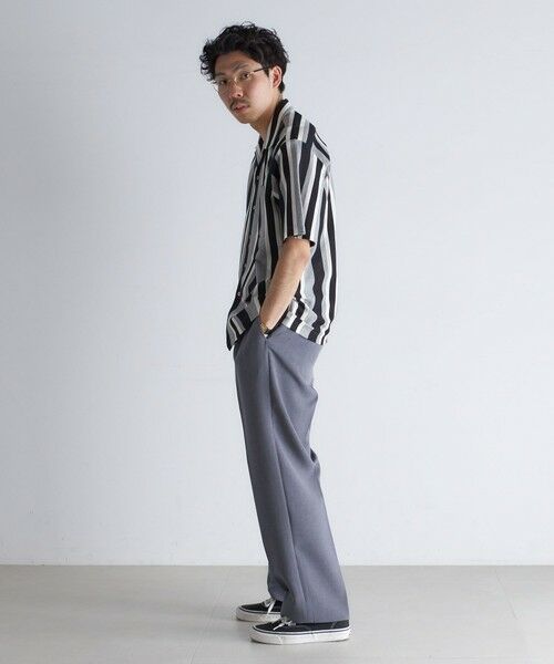 SHIPS / シップス シャツ・ブラウス | SHIPS:  ハニカム ストライプ オープンカラー シャツ | 詳細2