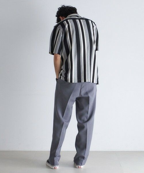 SHIPS / シップス シャツ・ブラウス | SHIPS:  ハニカム ストライプ オープンカラー シャツ | 詳細3