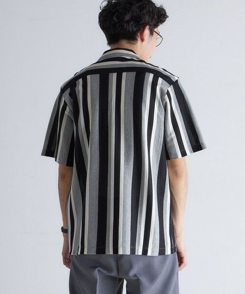 SHIPS / シップス シャツ・ブラウス | SHIPS:  ハニカム ストライプ オープンカラー シャツ | 詳細7