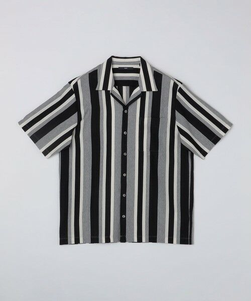 SHIPS / シップス シャツ・ブラウス | SHIPS:  ハニカム ストライプ オープンカラー シャツ | 詳細9