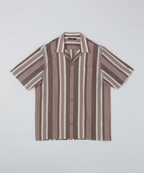 SHIPS / シップス シャツ・ブラウス | SHIPS:  ハニカム ストライプ オープンカラー シャツ | 詳細13