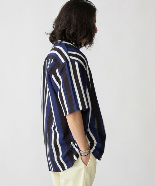 SHIPS / シップス シャツ・ブラウス | SHIPS:  ハニカム ストライプ オープンカラー シャツ | 詳細22