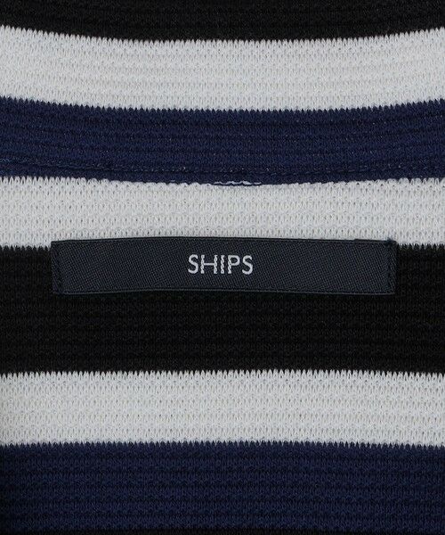SHIPS / シップス シャツ・ブラウス | SHIPS:  ハニカム ストライプ オープンカラー シャツ | 詳細28
