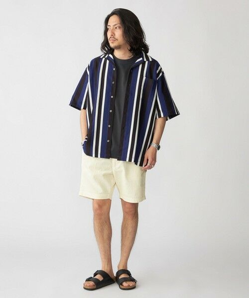SHIPS / シップス シャツ・ブラウス | SHIPS:  ハニカム ストライプ オープンカラー シャツ | 詳細15