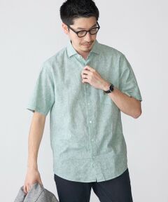 SHIPS / シップス シャツ・ブラウス | SHIPS: コットン/リネン モチーフ プリント ワイドカラー シャツ