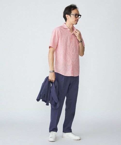 SHIPS / シップス シャツ・ブラウス | SHIPS: コットン/リネン モチーフ プリント ワイドカラー シャツ | 詳細2