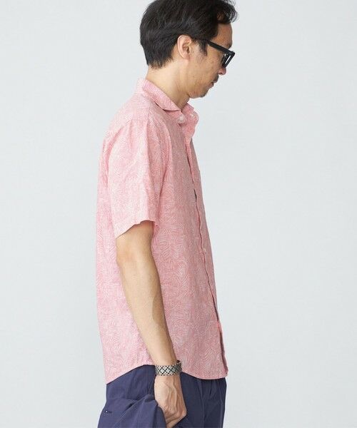 SHIPS / シップス シャツ・ブラウス | SHIPS: コットン/リネン モチーフ プリント ワイドカラー シャツ | 詳細6