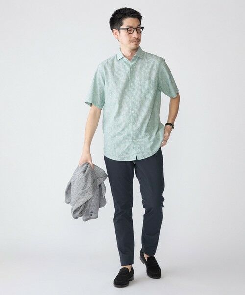 SHIPS / シップス シャツ・ブラウス | SHIPS: コットン/リネン モチーフ プリント ワイドカラー シャツ | 詳細11