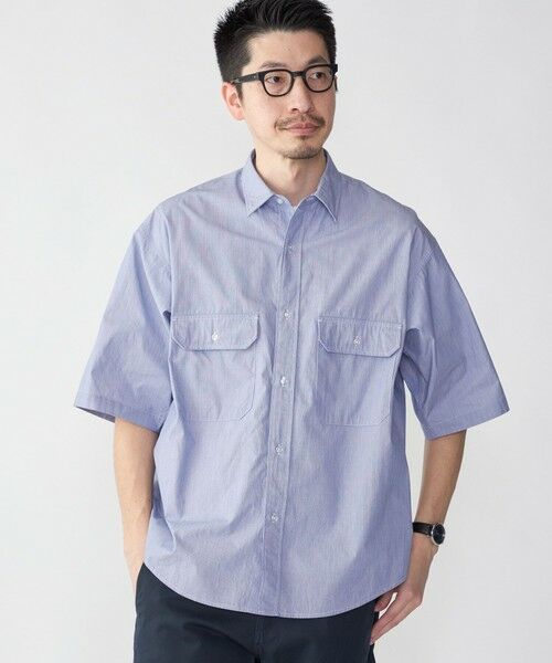 SHIPS / シップス シャツ・ブラウス | SHIPS: Wポケット ウォッシュド タイプライター ショートスリーブ シャツ | 詳細15