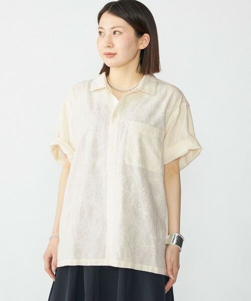 SHIPS / シップス シャツ・ブラウス | SHIPS: インディアン エンブロイダリー コットンヘンプ ウィークエンド シャツ | 詳細2