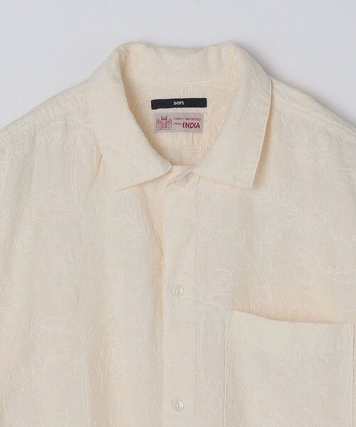 SHIPS / シップス シャツ・ブラウス | SHIPS: インディアン エンブロイダリー コットンヘンプ ウィークエンド シャツ | 詳細5