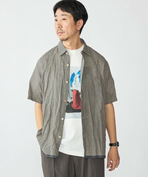 SHIPS / シップス シャツ・ブラウス | SHIPS: インディア レギュラーカラー ショートスリーブ シャツ | 詳細8