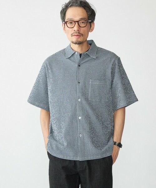 SHIPS / シップス シャツ・ブラウス | SHIPS: エアー サッカー レギュラーカラー ショートスリーブ シャツ(ブルー)