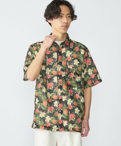 SHIPS / シップス シャツ・ブラウス | SHIPS: メッシュ プリント レギュラーカラー ショートスリーブ シャツ