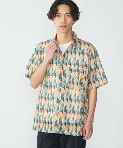 SHIPS / シップス シャツ・ブラウス | SHIPS: メッシュ プリント レギュラーカラー ショートスリーブ シャツ
