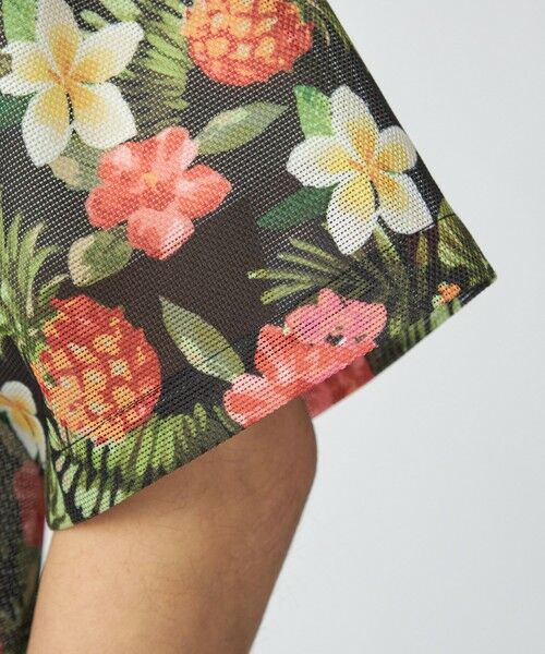 SHIPS / シップス シャツ・ブラウス | SHIPS: メッシュ プリント レギュラーカラー ショートスリーブ シャツ | 詳細9