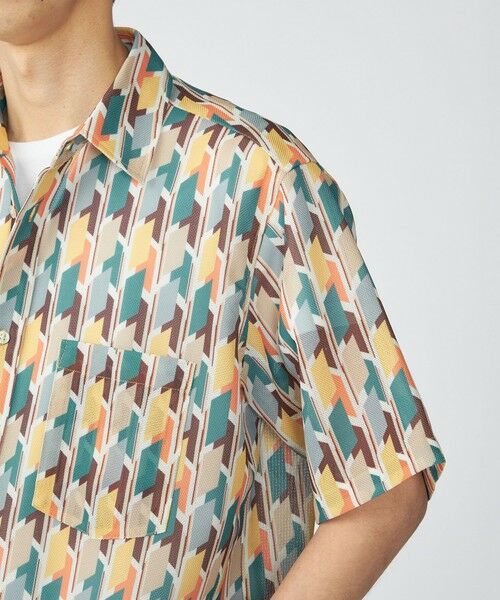 SHIPS / シップス シャツ・ブラウス | SHIPS: メッシュ プリント レギュラーカラー ショートスリーブ シャツ | 詳細19