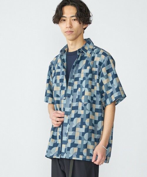 SHIPS / シップス シャツ・ブラウス | SHIPS: メッシュ プリント レギュラーカラー ショートスリーブ シャツ | 詳細23