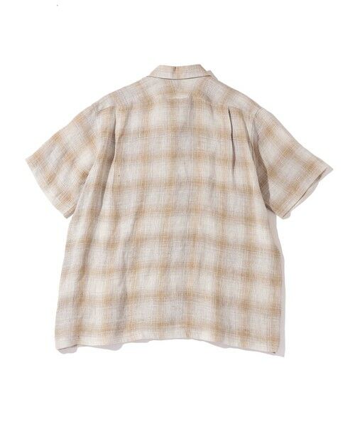 SHIPS / シップス シャツ・ブラウス | Southwick Gate Label: リネン オンブレチェック ショートスリーブ シャツ | 詳細11